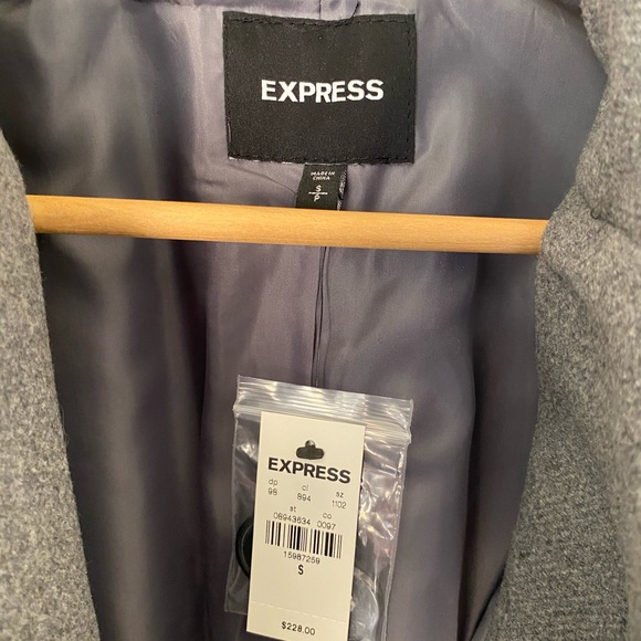 Belted Wool Blend Trench Coat - Picture 7 of 10